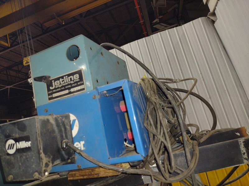 16' JETLINE ENGINEERING MODEL #LWS-192 LONGITUDINAL EXTERNAL SEAM WELDER : YOBRO #25752