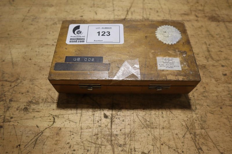 Gage BLock Set - Complet in Wood Box- Auction Item