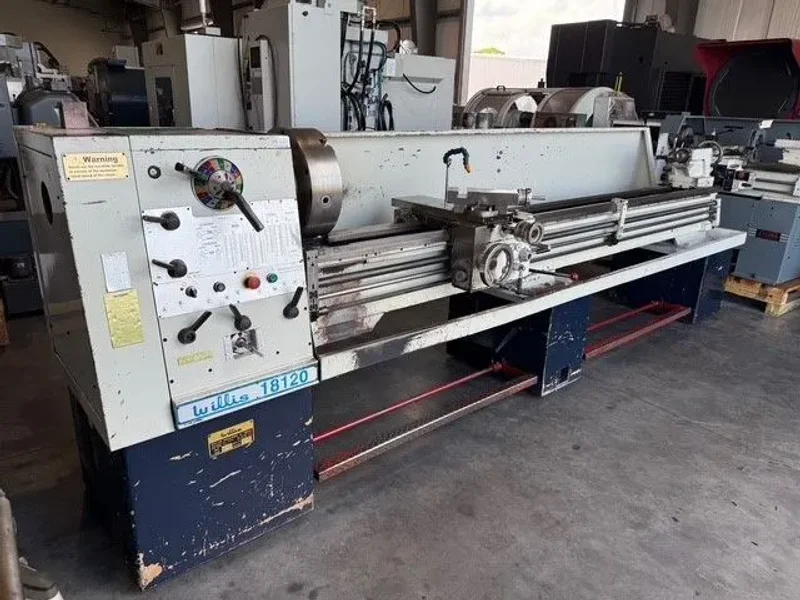 WILLIS 18120  18”/28” x 120”cc Gap Lathe #7505