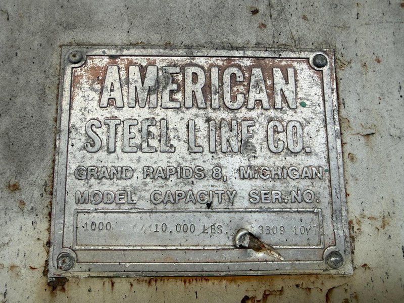 10,000 LBS X 36" AMERICAN MODEL 1000 COIL REEL UNCOILER: YOBRO #26330