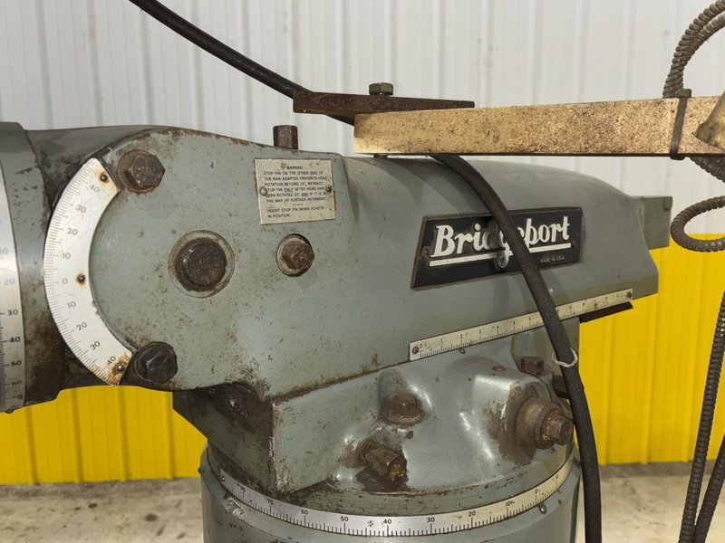 2 HP BRIDGEPORT SERIES I VERTICAL RAM TYPE MILL: STOCK #20997