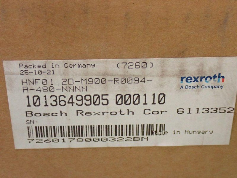 REXROTH POWER LINE FILTER.  -  R911382791