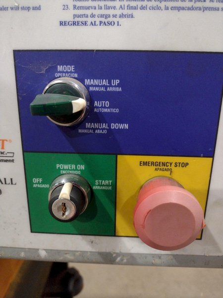 72&quot; X 30&quot; JV MFG CRAM A LOT MODEL #VB-72-B VERTICAL HYDRAULIC CARDBOARD BALER: STOCK# 4089