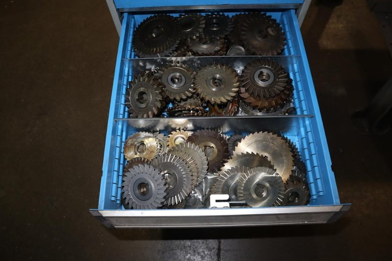 Maple Top Tool Cabinet with Saw Cutter Contents - 4 Drawer- Auction Item