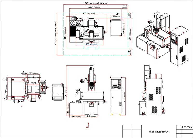 KENT USA KEB-606N SINKER TYPE EDM- NEW