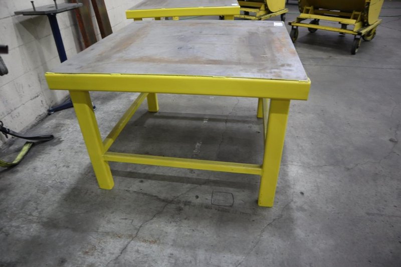 Steel Table Heavy Duty 42"x42"x28.5"- Auction Item