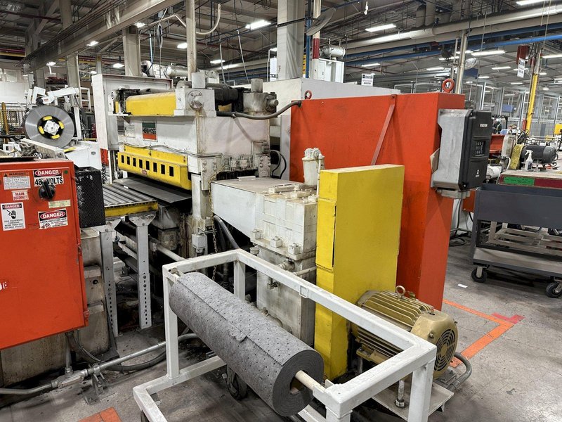 48" X 14 GA STRILICH, ROWE &amp; HERR-VOSS CUT TO LENGTH CTL LINE: STOCK #22752