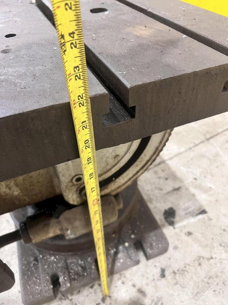 20&quot; X 24&quot; X 23&quot;  CARLTON TILTING DRILL TABLE: STOCK #21798