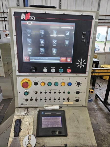 13.5′ x 16.5′ Alltra DDT HPR130 Plasma Table, 2006 – Updated Burny 10 LCD Control W/Camfil Dust Collector System