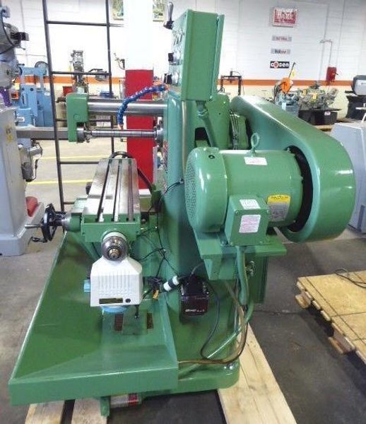 No. 2 U.S. Burke/Morrison Horizontal Mill, 50-2370 RPM, 8&quot; x 32&quot; P.F. Tbl., 2 HP, Coolant, Factory Rebuilt