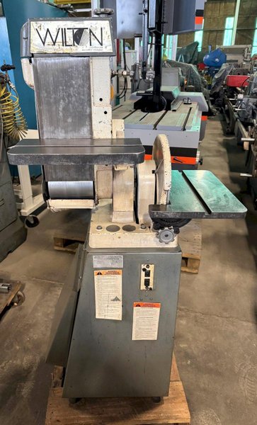 Wilton Model 4200 Belt and Disc Sander, 6" Belt, 12" Disc, Tilt Tables, 1-1/2 HP, 1 Phase