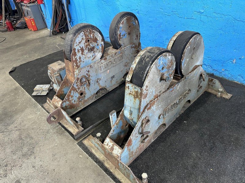 1 SET OF 15 TON PANDJIRIS MULE TANK TURNING ROLLS: STOCK #76759