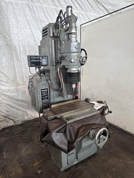 MOORE NO. G18 JIG GRINDER W/ CABINET OF TO0LING. STOCK # 0774725