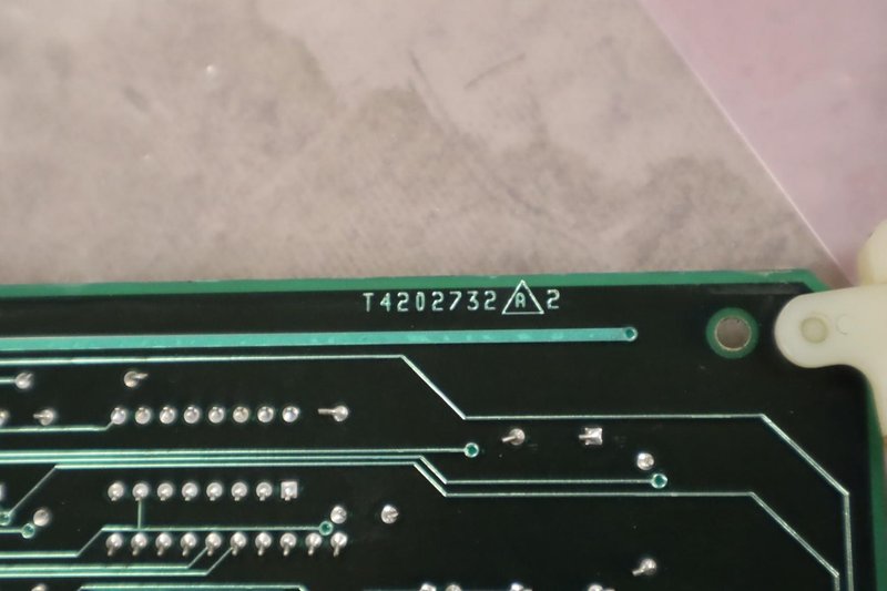 Used Delta Bendix Systems Board 12mhz Delta Processor 4202860 D 1286 / T4202732