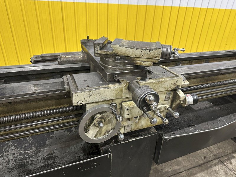 19" X 144" LEBLOND MAKINO MODEL #15E REGAL ENGINE LATHE W/ METRIC 3" HOLE: STOCK #22816
