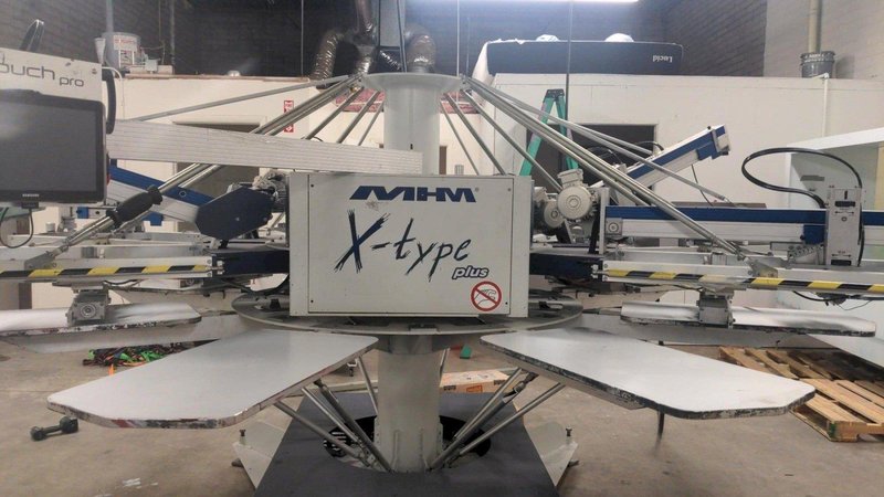 MHM X Type 6/8 Screen Printing Machine, 2013