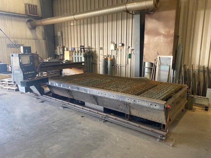 6′ x 12′ C&amp;G Systems Crossfire CNC Plasma Table, 2008 – 260 Amp Hypertherm HPR260