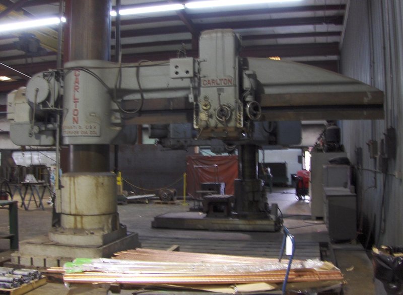 12&#039; X 26&#039; CARLTON RADIAL DRILL: STOCK 59586