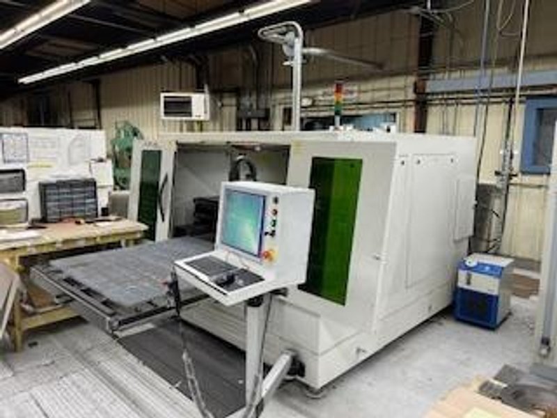 1,000 Watt 4′ x 4′  IPG Laser Cube CNC Fiber Laser, 2014