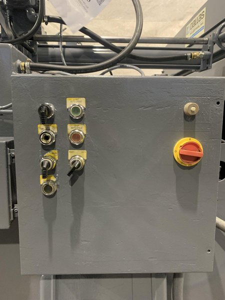 60" X .190" DALLAS 2D-400 AIR FEEDER WITH POWERED PINCH ROLLS. STOCK # 1247223