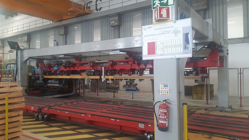 2050mm x 8mm x 35 Ton VAI Cut to Length Line with Rotary Shear (2003)