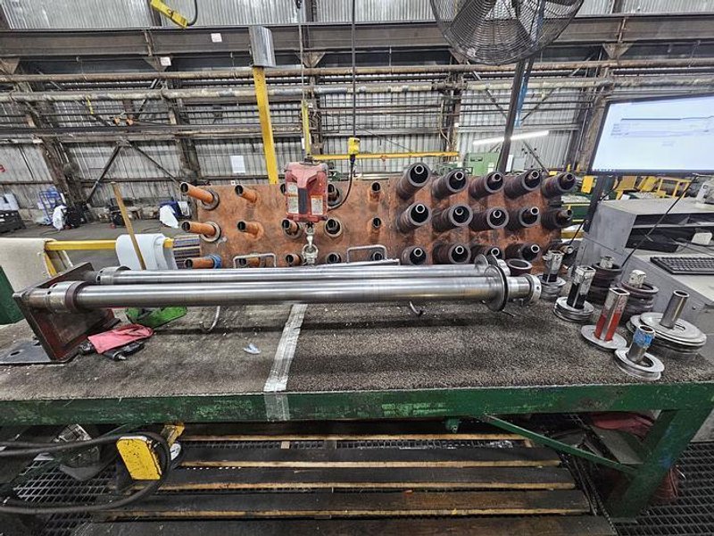 60” x .135” x 50,000 Lbs. Cincinnati/Herr-Voss Slitting Line. STOCK #0999625