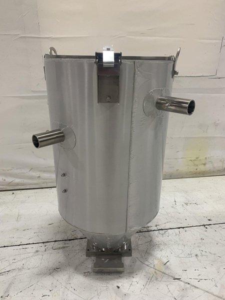 New AEC Drying Hopper, WH75, Approx. 75 lb Capacity, Insulated, Stainless Steel