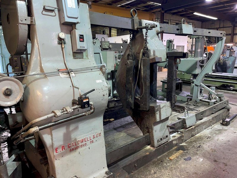 E.R. Caldwell &amp; Company 300-Ton Hydraulic Inclined Wheel Press