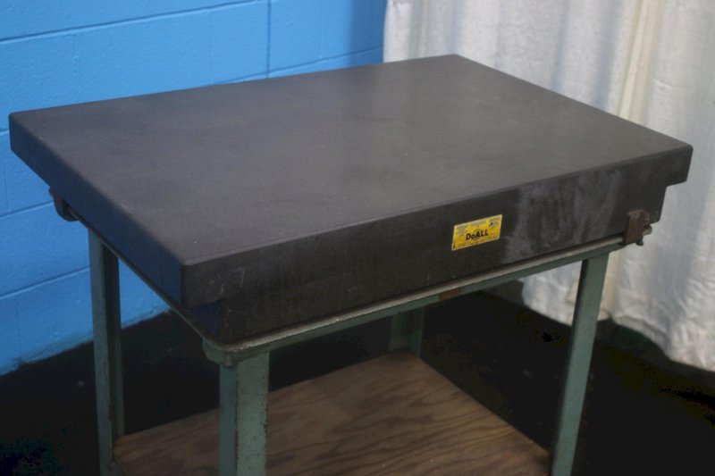 24&quot; X 36&quot; X 5&quot; DOALL GRAITE SURFACE PLATE: STOCK #75219