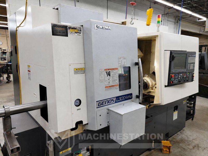 Okuma Genos Genos L300-MYW-e CNC Turning Center – 2018 Sub Spindle, C &amp; Y Axis Lathe