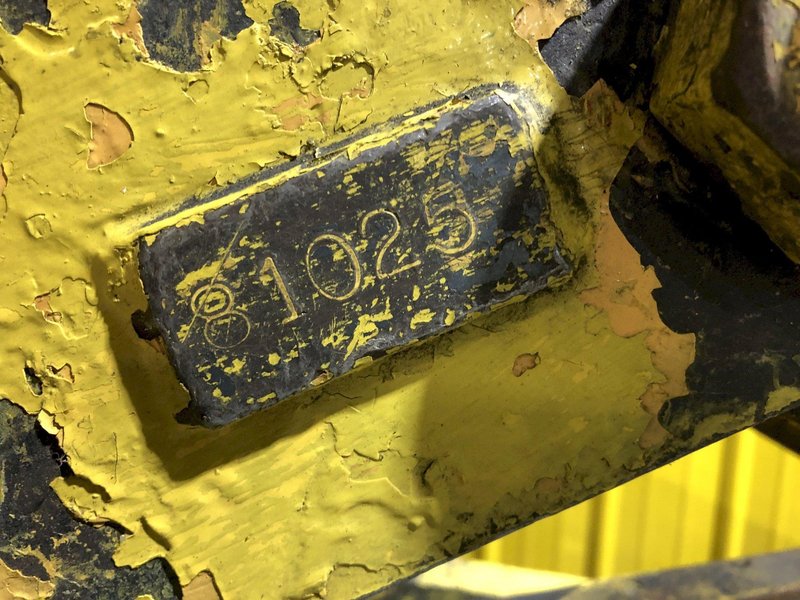 13,000 LB 6.5 TON BRADLEY SINGLE RIM VERTICAL COIL LIFTING TONG SCISSOR TYPE COIL LIFT: STOCK #15817