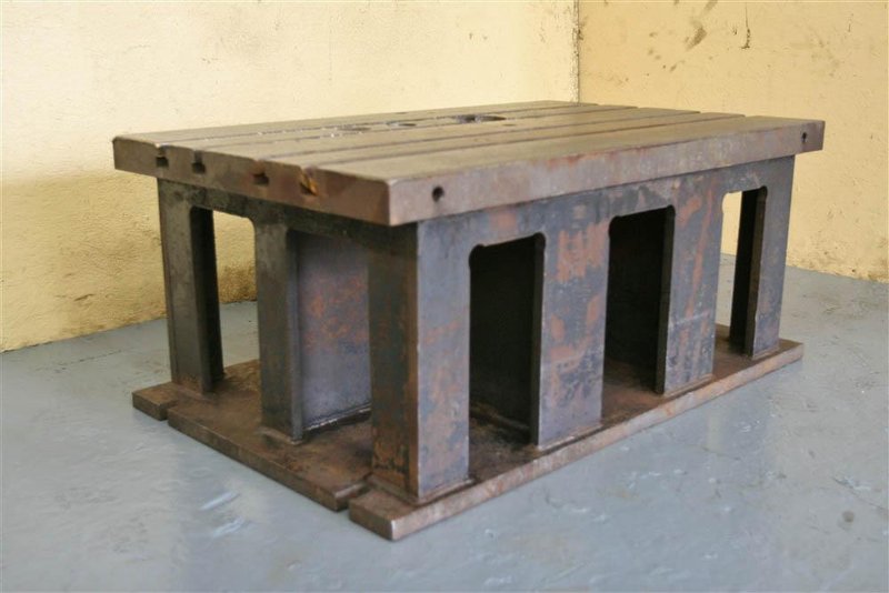 42&#039; X 26&#039; X 18&#039; STEEL FABRICATED BOX DRILL TABLE:  STOCK #19987