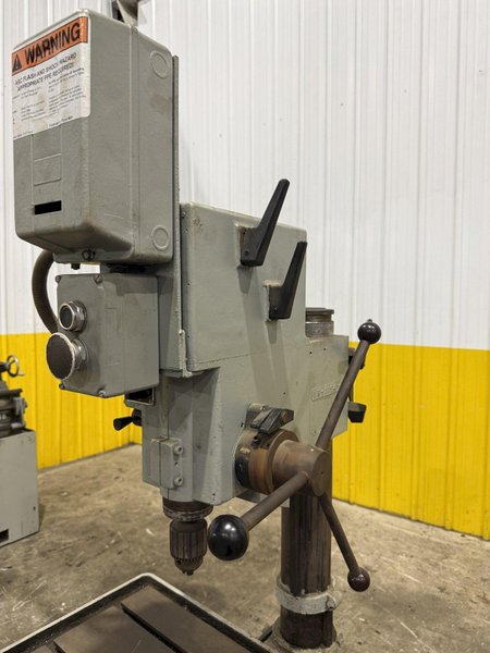 25" SOLBERGA GEARED HEAD SINGLE SPINDLE DRILL PRESS: YOBRO #25985