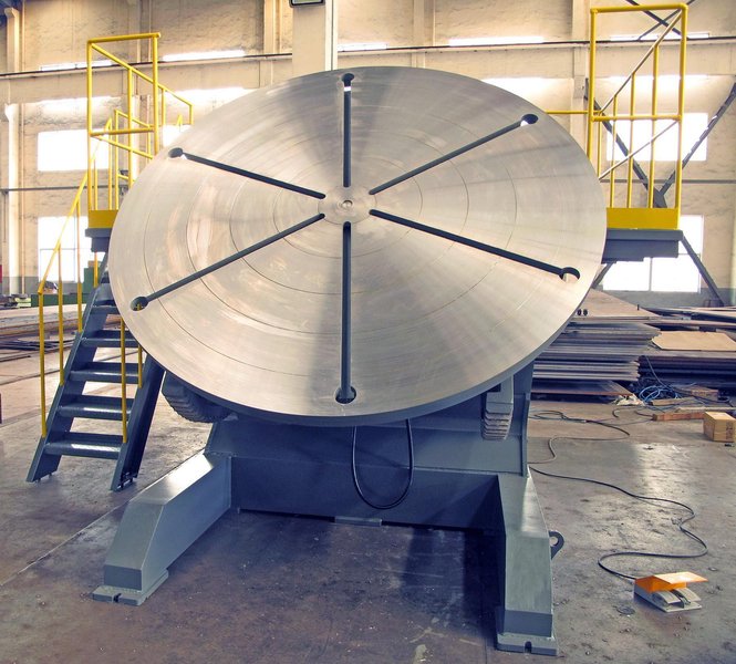 NEW, 44,000 LB. WELDING POSITIONER WITH OPERATOR PLATFORM