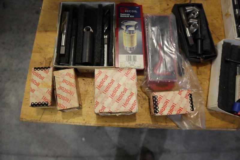 Large Lot of Assorted Heli-Coils, Drills, Taps, Inserts and Driver Tools- Auction Item