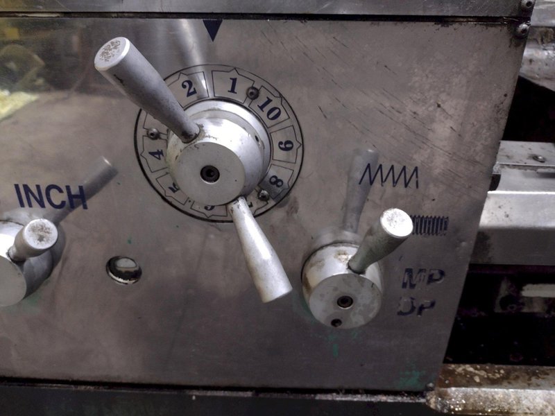 35" x 120" WILLIS MODEL #PK35 HOLLOW SPINDLE ENGINE LATHE 10" HOLE: YOBRO #24547