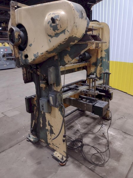 45 TON X 6' CHICAGO D&amp;K MODEL #56-A MECHANICAL PRESS BRAKE WITH CNC BACK GAUGE: STOCK #19652