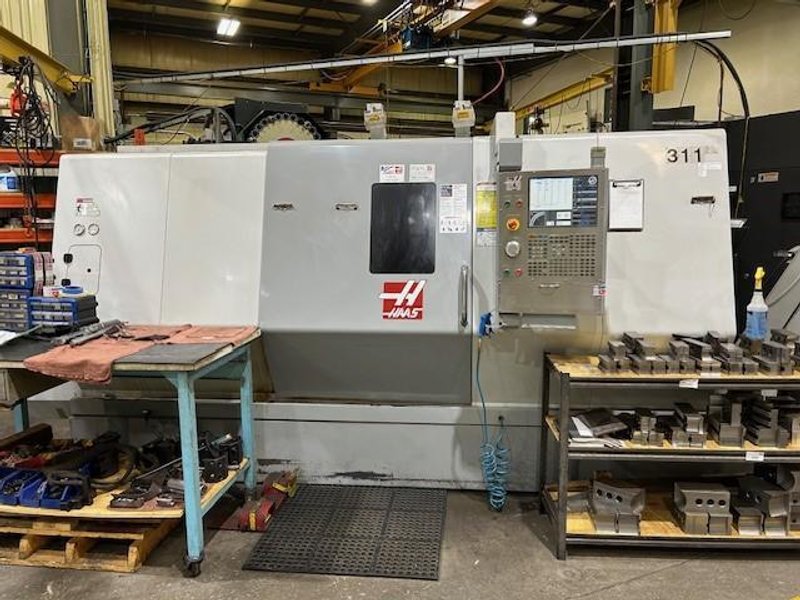 Haas SL-40BB CNC Lathe, 2006 – Tailstock, Chip Conveyor