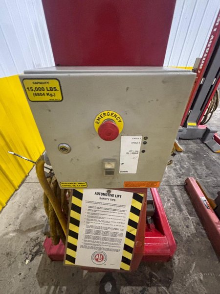 (4) 15,000 LBS ROTARY MODEL #HP415-100 HEAVY DUTY MOBILE COLUMN LIFT JACKS: YOBRO #24470