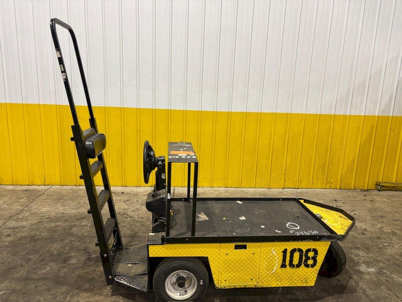 24 VOLT CUSHMAN STOCK CHASER/TUGGER CART #108: YOBRO #24636