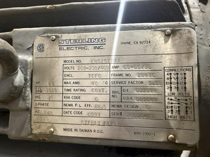 72” TABLE PANGBORN MODEL 6LK-7 ROTOBLAST SHOT BLAST MACHINE: YOBRO #24410