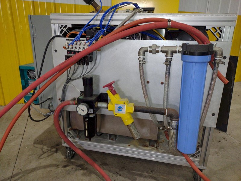 KRC (KENTUCKY REBUILD) TEST STAND WITH CREST ULTRASONIC POWER SUPPLY: STOCK #20594