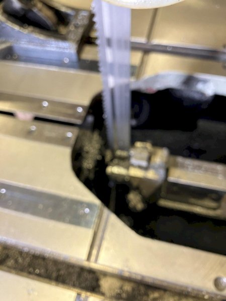 18" X 22" MARVEL/AMADA SERIES 8 MARK II VERTICAL BANDSAW(NEW IN 2018). STOCK # 3877