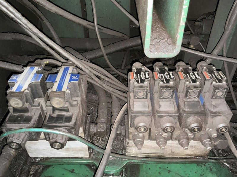 6" x 6" x 1/2" CONTROLLED AUTOMATION MODEL #ABL-74 AUTOMATIC ANGLE PUNCH &amp; SHEAR LINE: STOCK #24935
