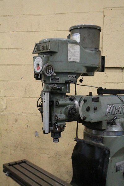 2 HP ALLIANT RAM TYPE VERTICAL MILL: STOCK #65965