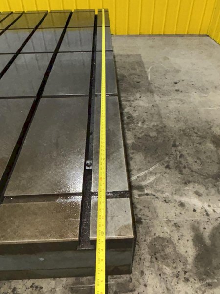 96&quot; X 120&quot; GIDDINGS &amp; LEWIS T SLOT POWERED AIR LIFT ROTARY TABLE: STOCK #22066