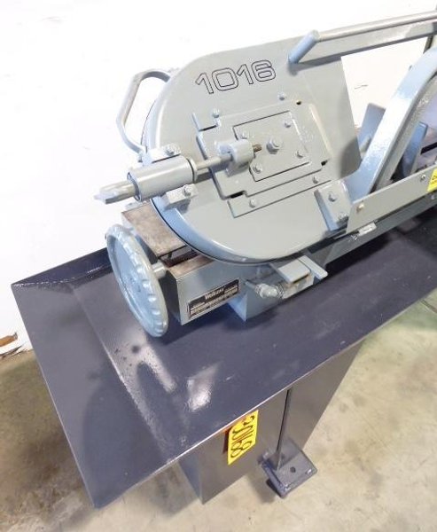 10" x 16" Wellsaw Horizontal Band Saw 1016, 50-275 FPM, 1" Blade, Coolant, 1.5 HP, Reconditioned