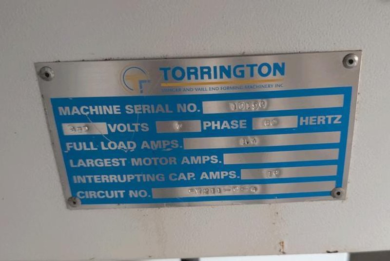 TORRINGTON MODEL 211 ROTARY SWAGING MACHINE STOCK # 14568