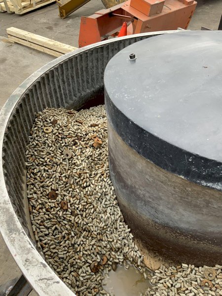 12 CUBIC FT ROTO FINISH VIBRATORY BOWL: STOCK #80966