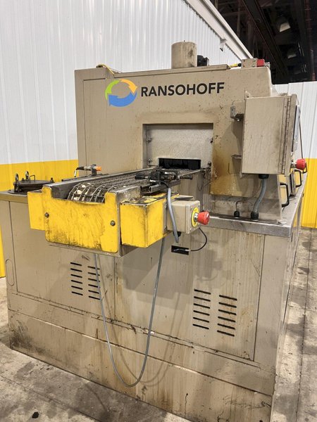 8&quot; WIDE RANSOHOFF LEAN-VEYOR STAINLESS STEEL MESH BELT PARTS WASHER, NEW 2013: STOCK #21924